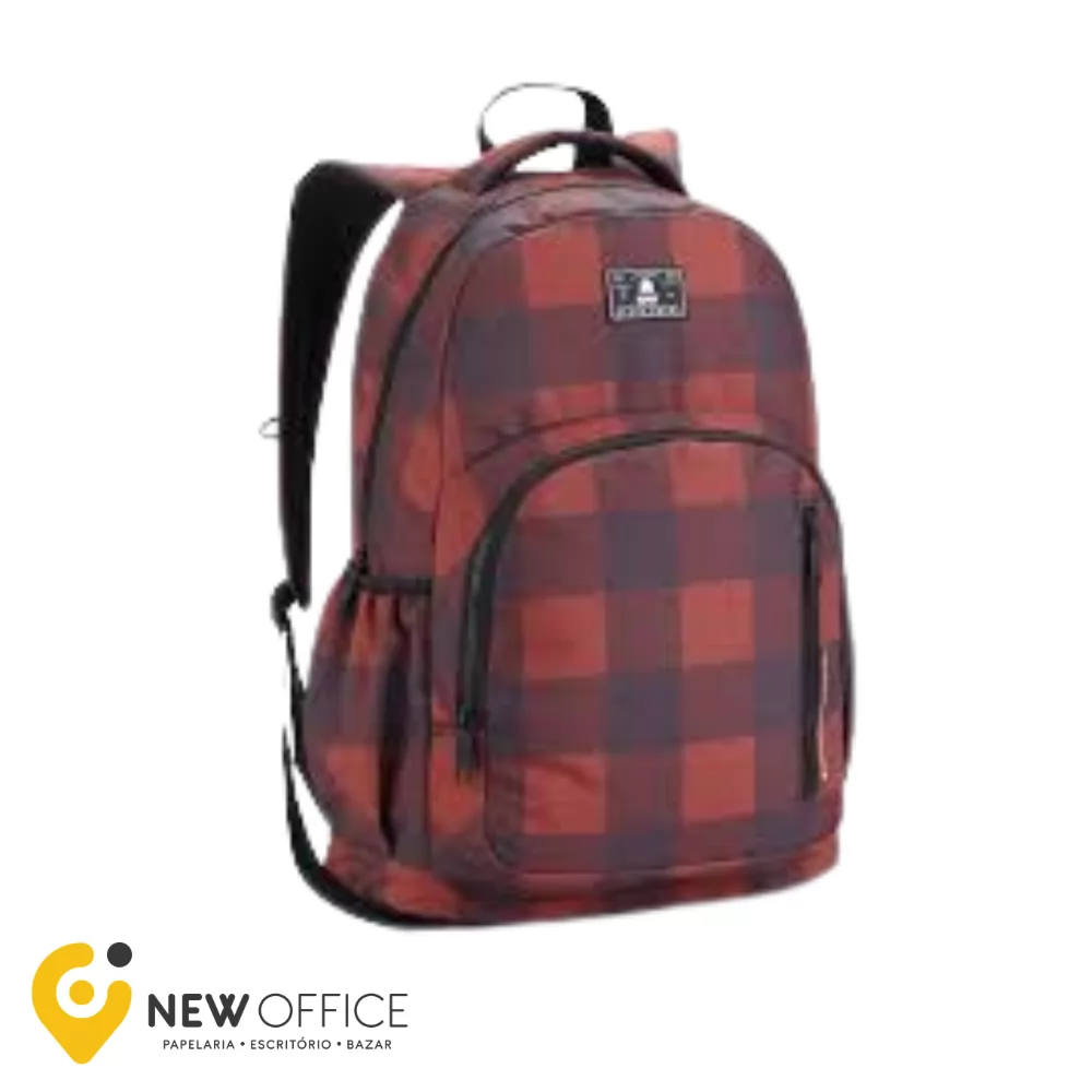 MOCHILA DE COSTA PREO C/ CINZA MASCULINA-SEANITE