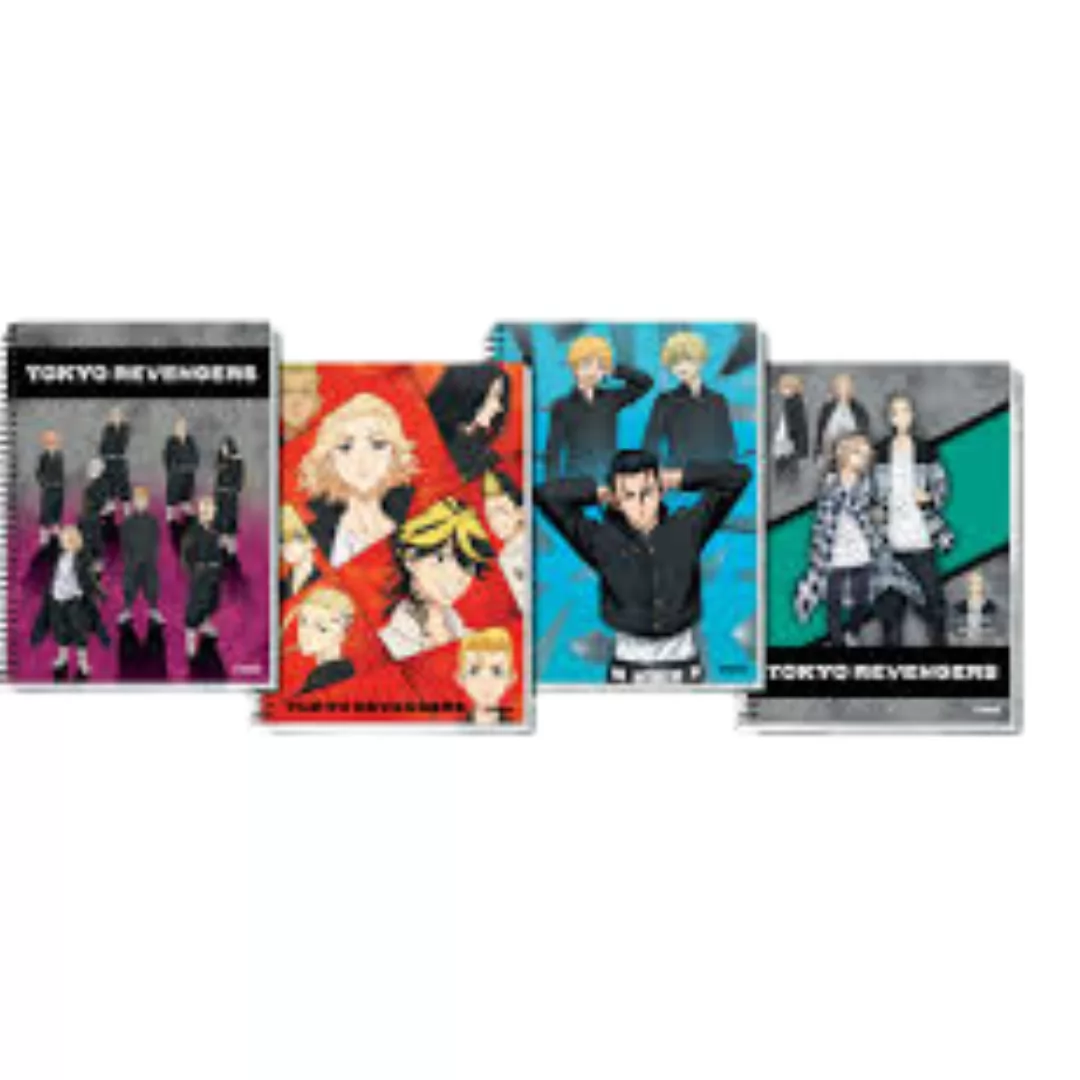CADERNO UNIVERSITÁRIO 10M 160 FLS TOKYO REVENGERS -CREDEAL