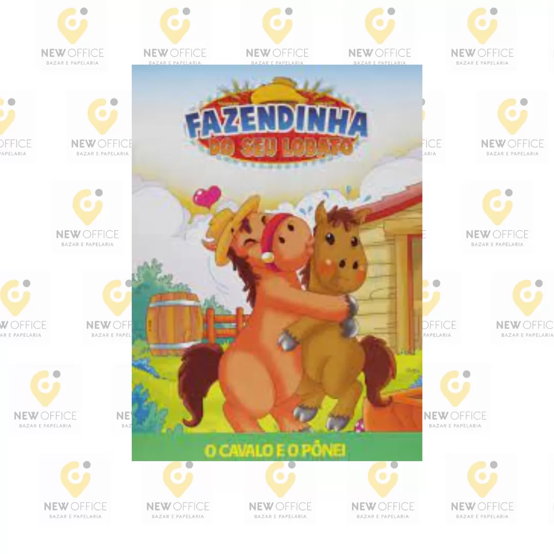 LIVRO INFANTIL FAZENDINHA O CAVALO E O PÔNEI -BICHO ESPERTO