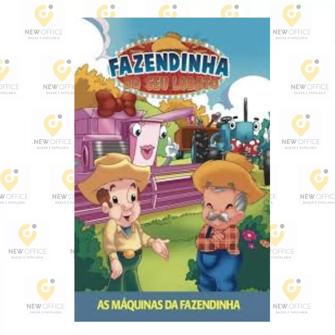 LIVRO INFANTIL FAZENDINHA AS MÁQUINAS DA FAZENDA-BICHO ESPERTO