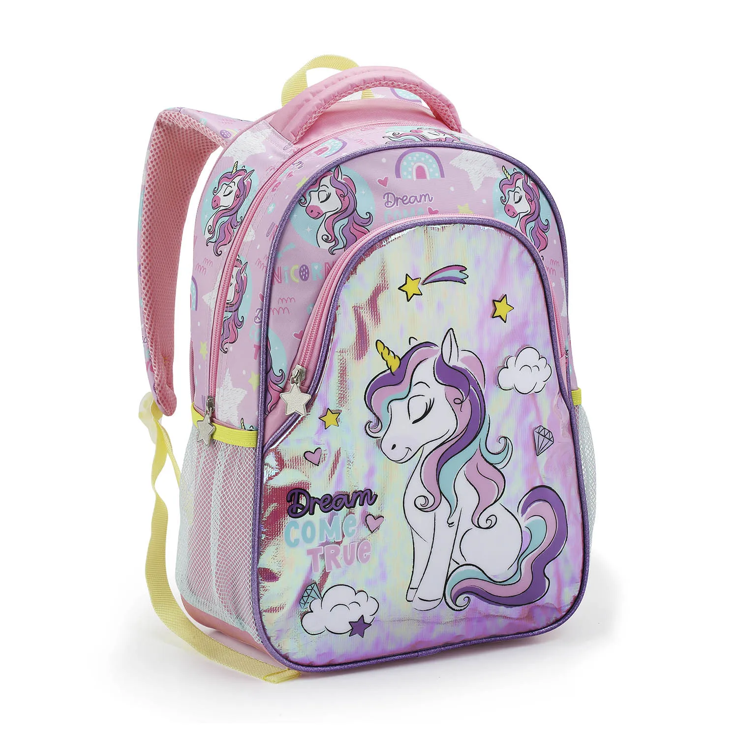 MOCHILA DE COSTA INFANTIL FEMININA SEREIA/UNICORNIO - SEANITE