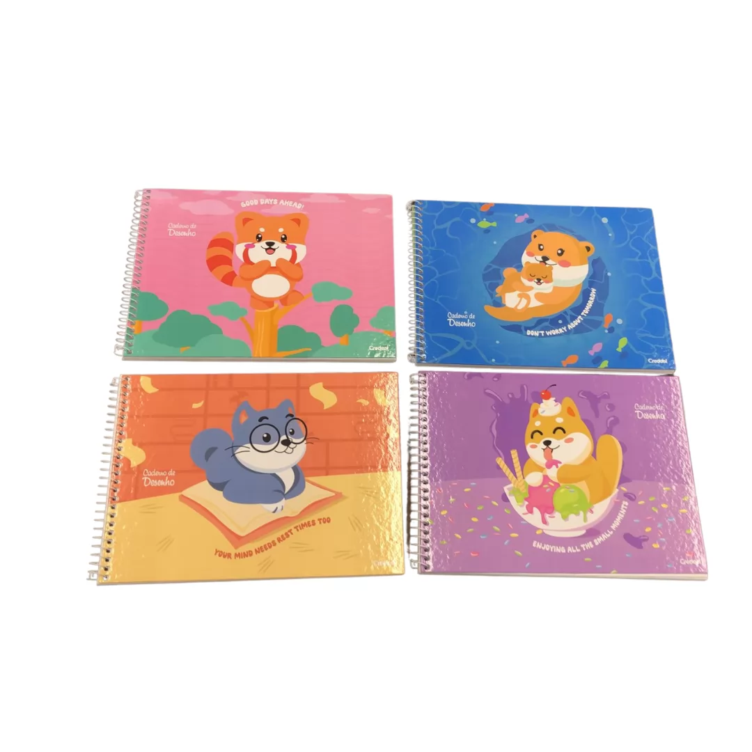 CADERNO DESENHO 80 FLS LALA PETS- CREDEAL