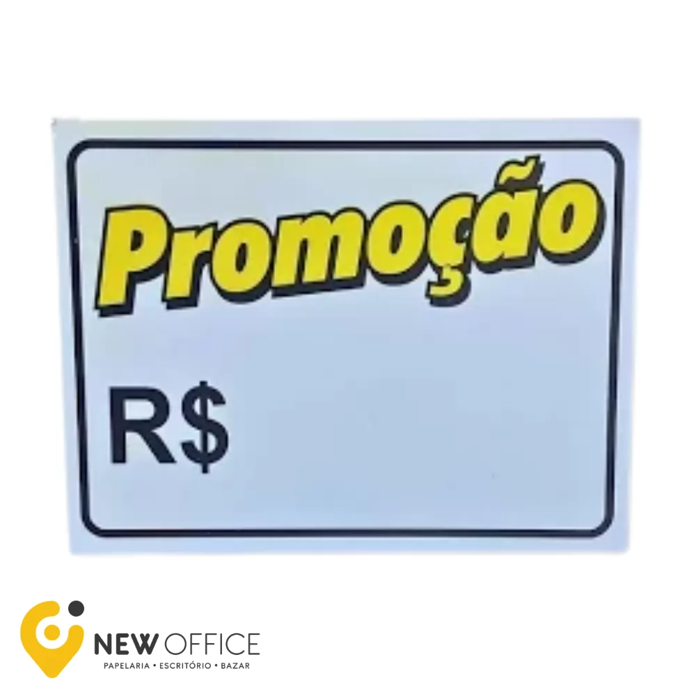 PLACA PROMOCAO 15X20CM- ACESSO PLACAS E SINALIZAÇÃO