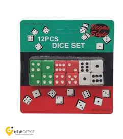 DADOS 12 PCS VEGAS STYLE - ALIANÇA