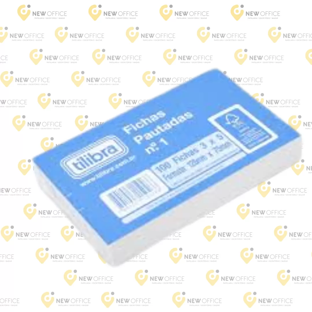 FICHA PAUTADA N1 3X5 100F- TILIBRA