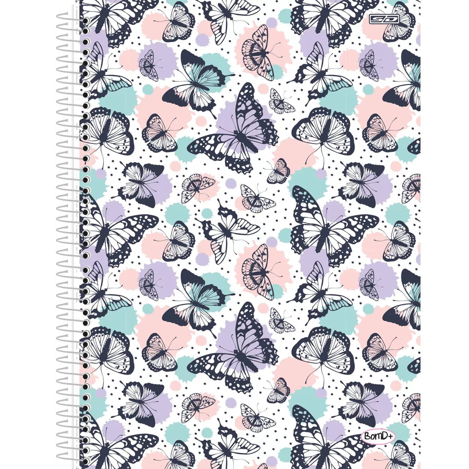 CADERNO UNIV. 1M 80F BOM D+ FEMININO- SÃO DOMINGOS
