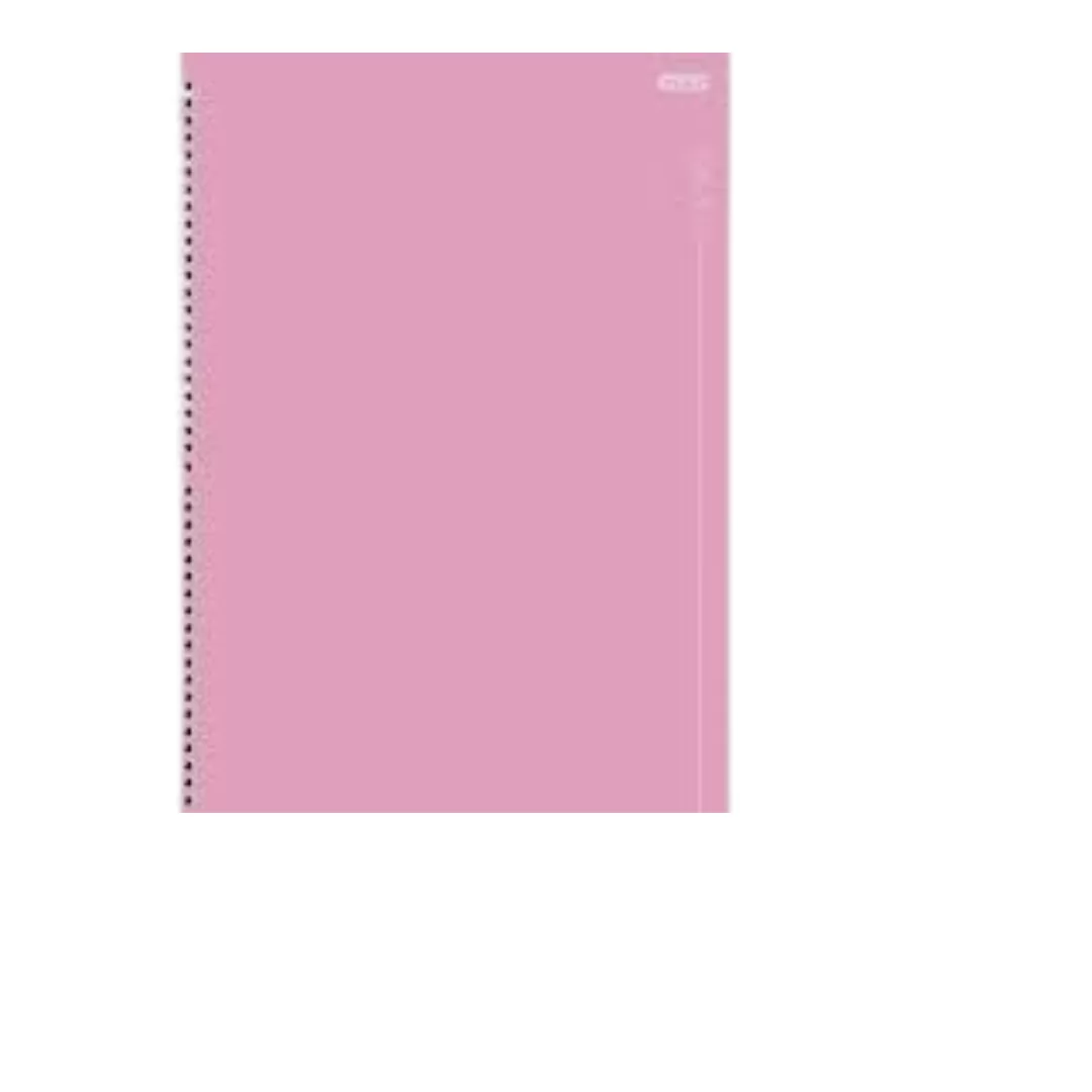 CADERNO UNIVERSITÁRIO 10M 160F COLORS ROSA- SÃO DOMINGOS