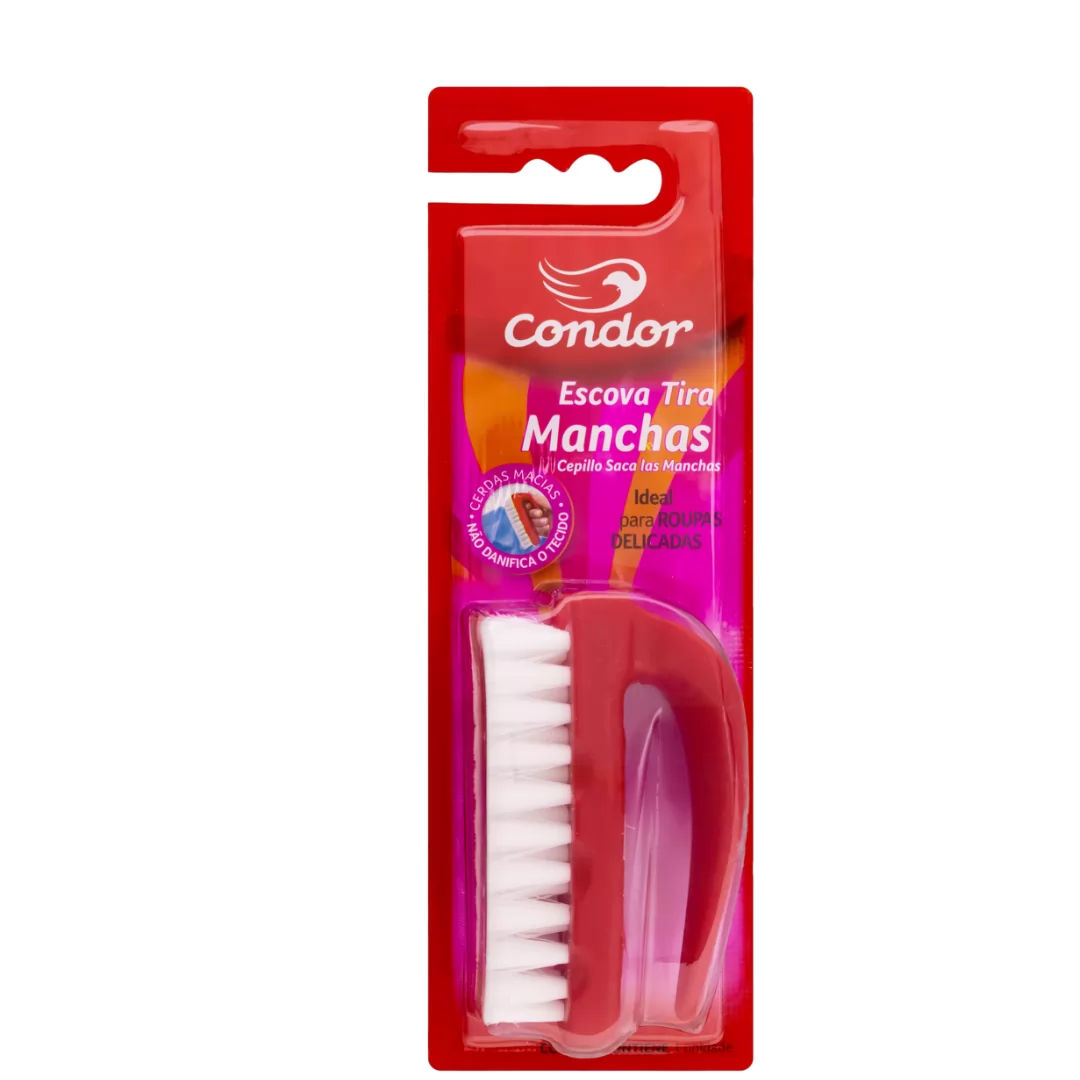 ESCOVA TIRA MANCHAS VERMELHA- CONDOR