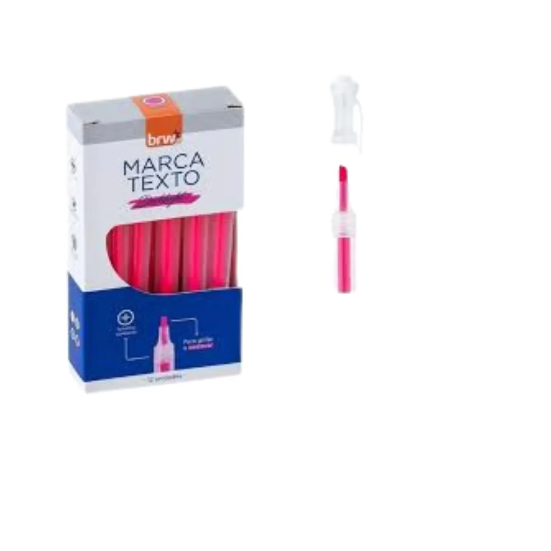 MARCA-TEXTO FLUORESCENTE DASHLIGHT ROSA - BRW