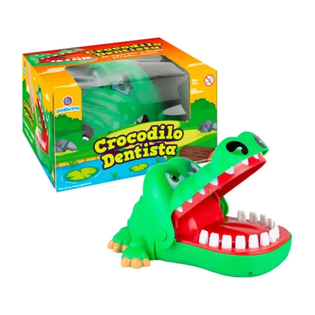 BRINQUEDO CROCODILO DENTISTA - POLIBRINQ