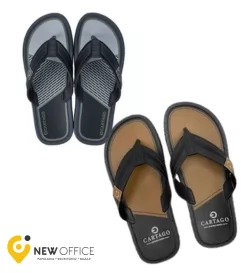 CHINELO CARTAGO MAIORCA ESSENCIAL DEDO PRET/AZUL/CINZA 37/38