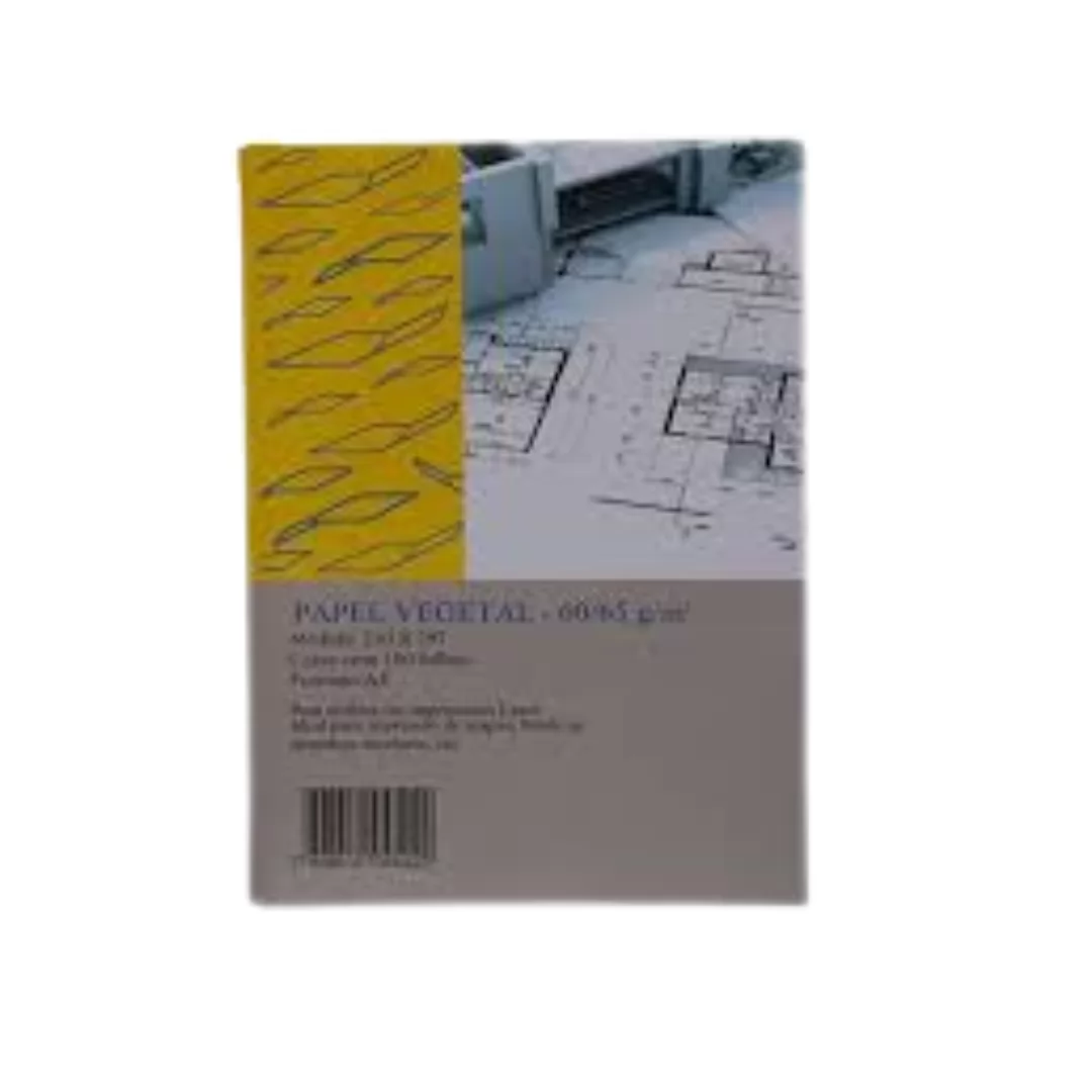 PAPEL VEGETAL 210X297 65 GRS C/100 - MARES
