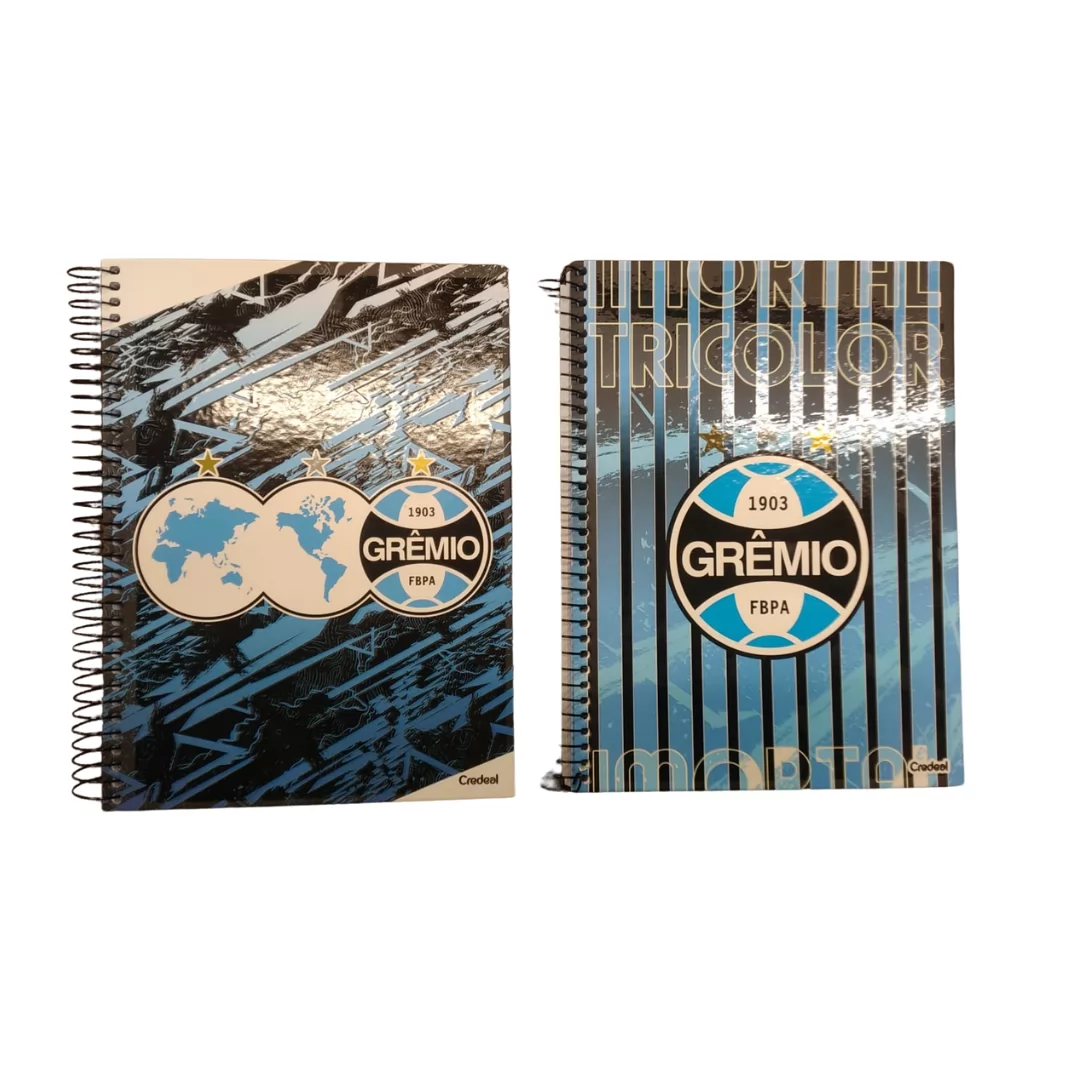 CADERNO UNIVERSITÁRIO 10M 160 FLS GREMIO- CREDEAL