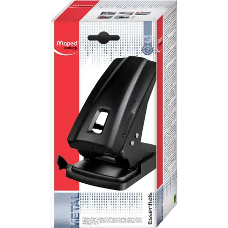 PERFURADOR 2 FUROS 60 FOLHAS ESSENTIALS METAL - MAPED