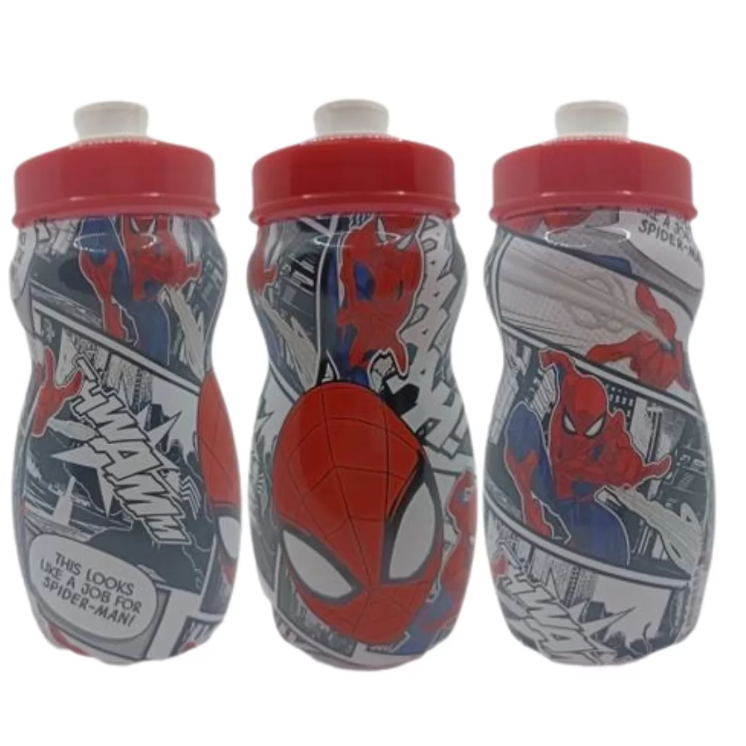 GARRAFA SQUEEZE HOMEM-ARANHA 300 ML-  PLASÚTIL