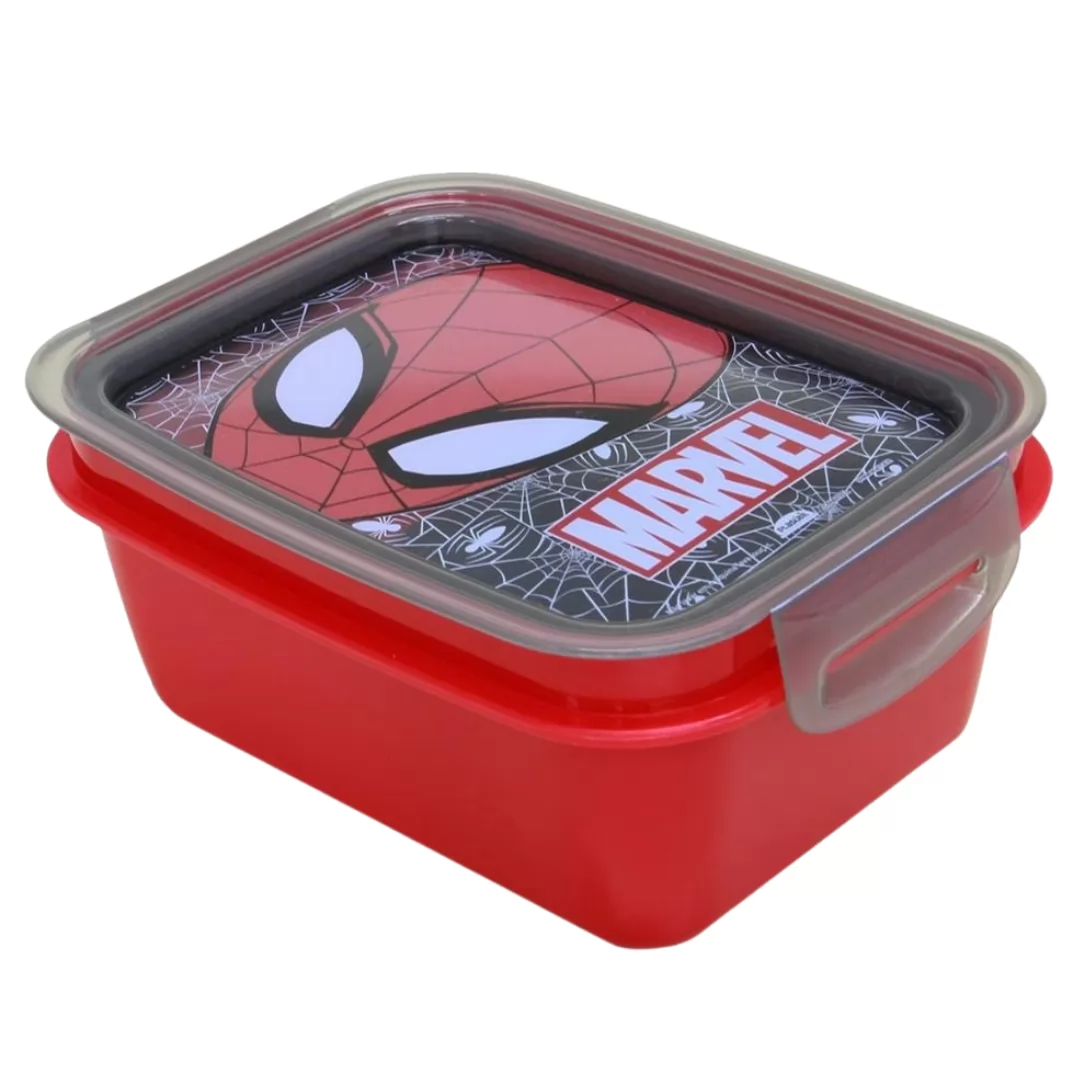 MARMITA TRAVA HOMEM ARANHA 850ML-  PLASÚTIL