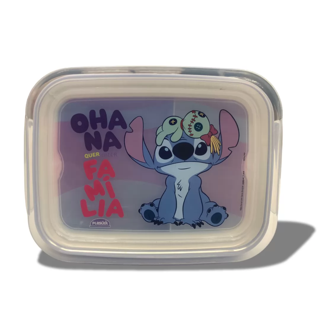 MARMITA TRAVA STITCH 850 ML- PLASÚTIL