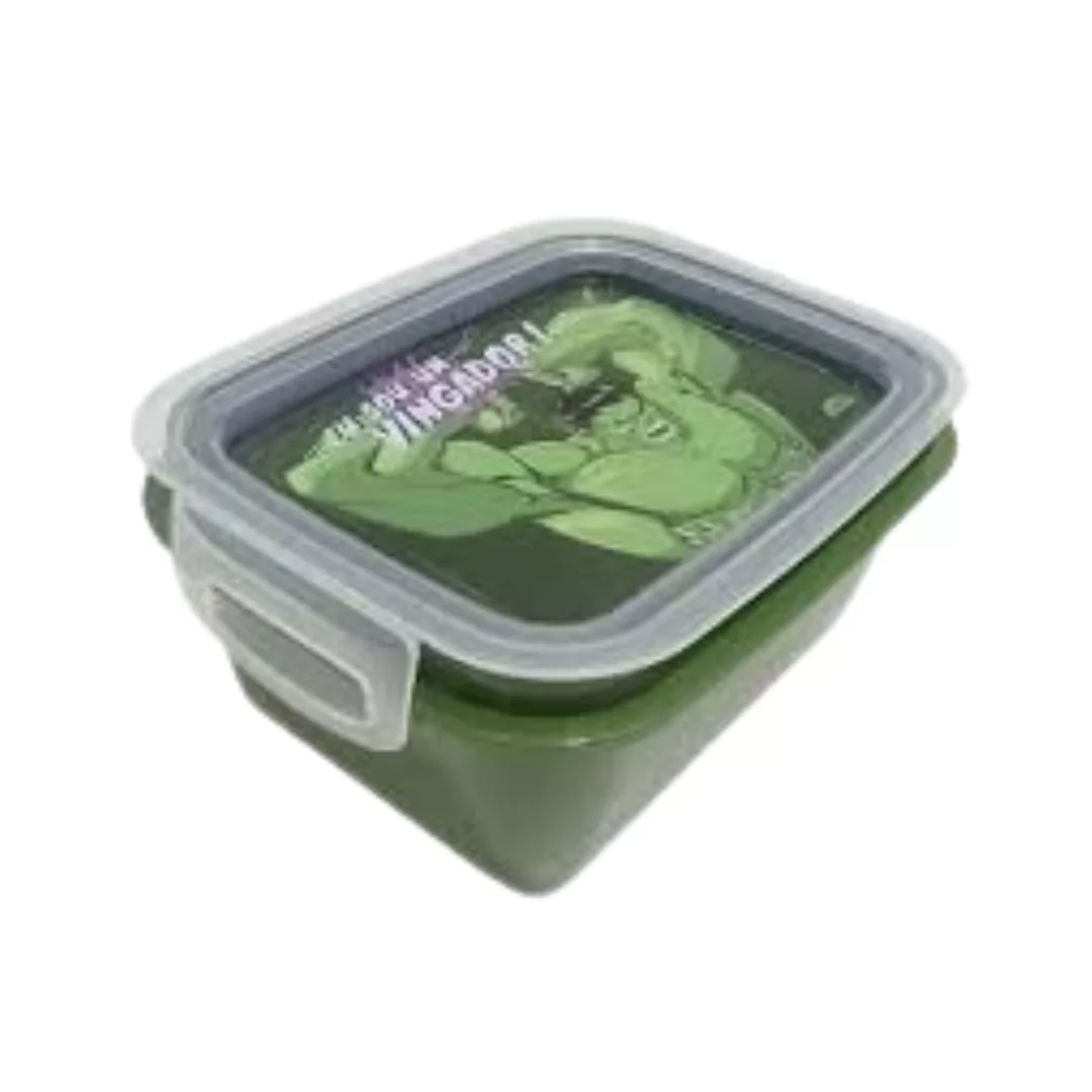 MARMITA TRAVA HULK 630 ML-  PLASÚTIL