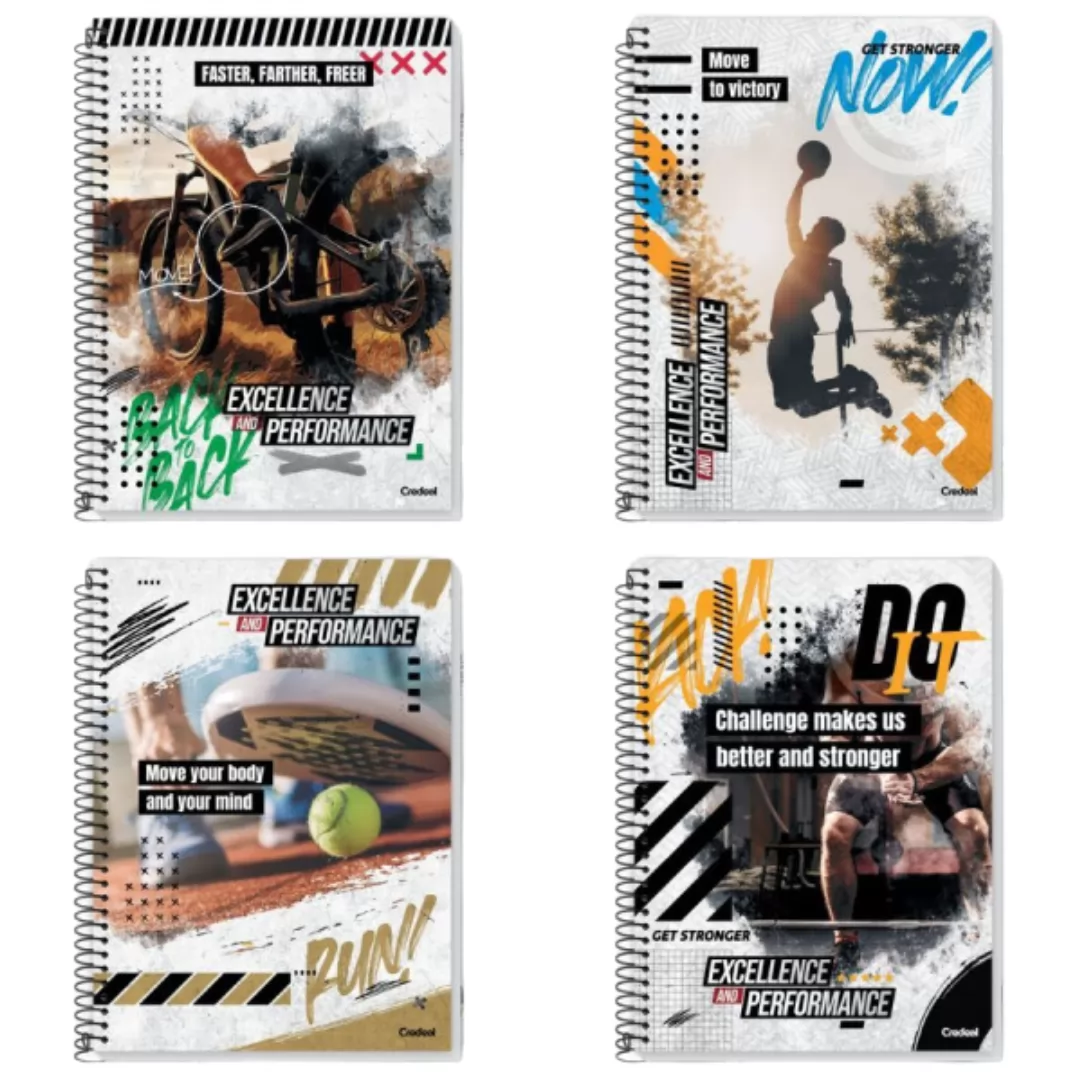 CADERNO UNIVERSITÁRIA 1M 80 FLS PERFORMANCE- CREDEAL