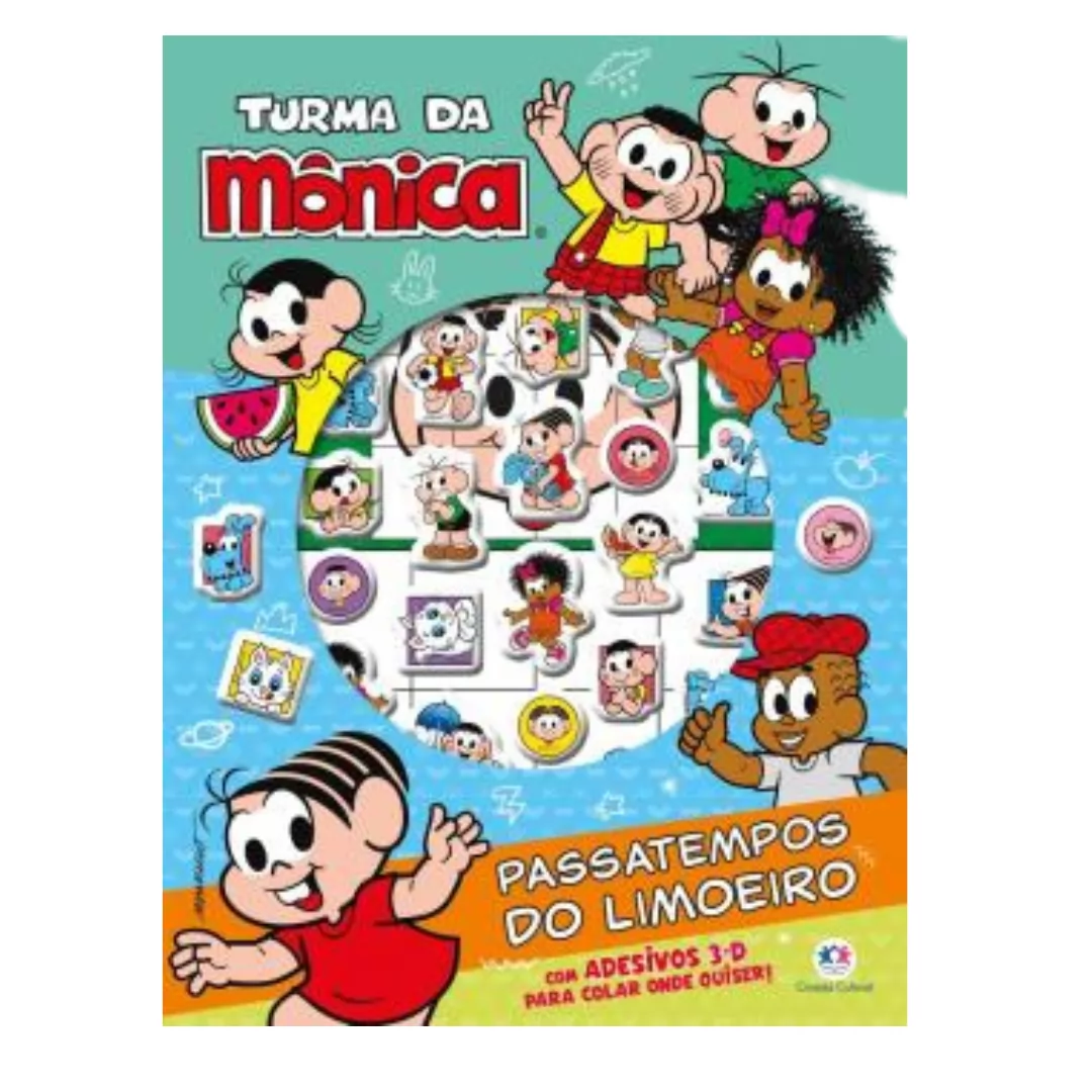 LIVRO TURMA DA MONICA  PASSATEMPOS DO LIMOEIRO- CIRANDA CULTURAL