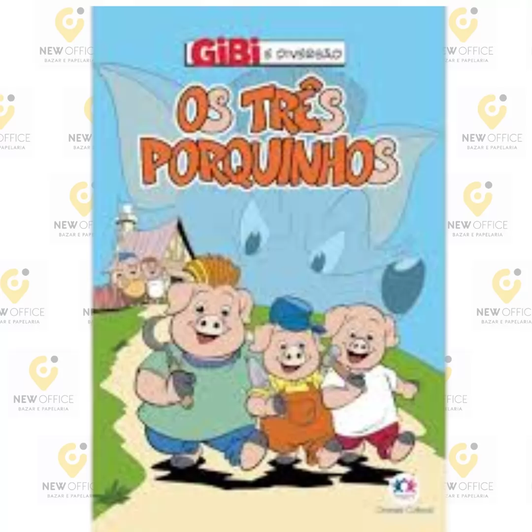 LIVRO GIBI DIVERSÃO OS TRES PORQUINHOS- CIRANDA CULTURAL