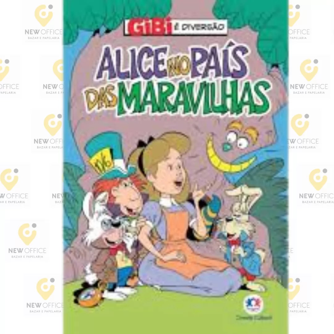 LIVRO GIBI DIVERSÃO ALICE NO PAIS DAS MARAVILHAS- CIRANDA CULTURAL