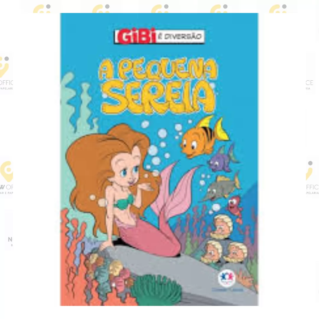 LIVRO GIBI DIVERSÃO A PEQUENA SEREIA- CIRANDA CULTURAL