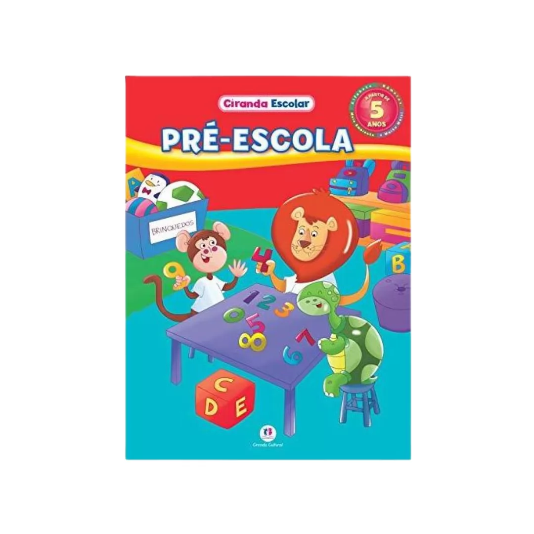 LIVRO PRE-ESCOLA ALFABETO/ NÚMEROS/ MEIO AMBIENTE- CIRANDA CULTURAL