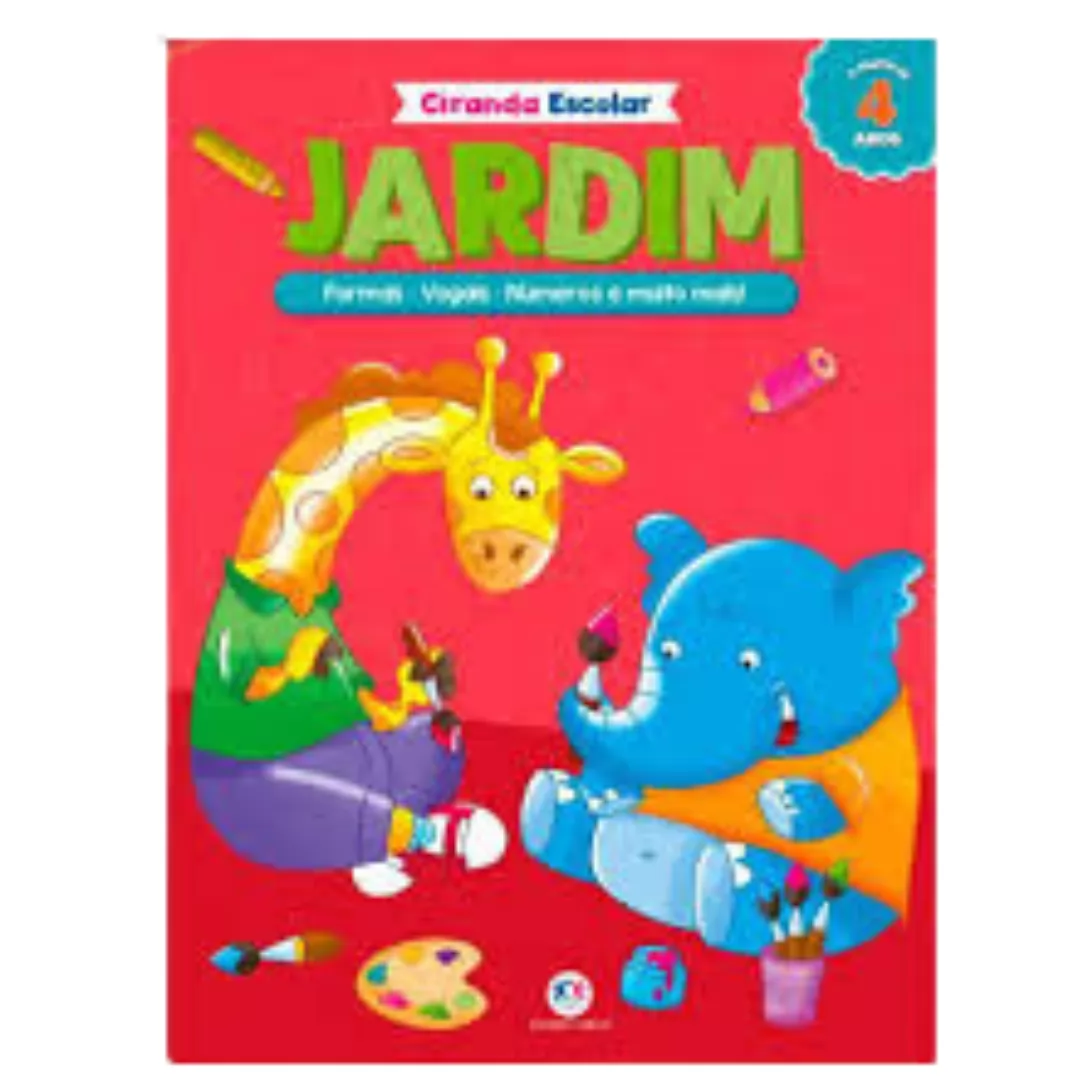 LIVRO JARDIM FORMAS/VOGAIS/NÚMEROS- CIRANDA CULTURAL