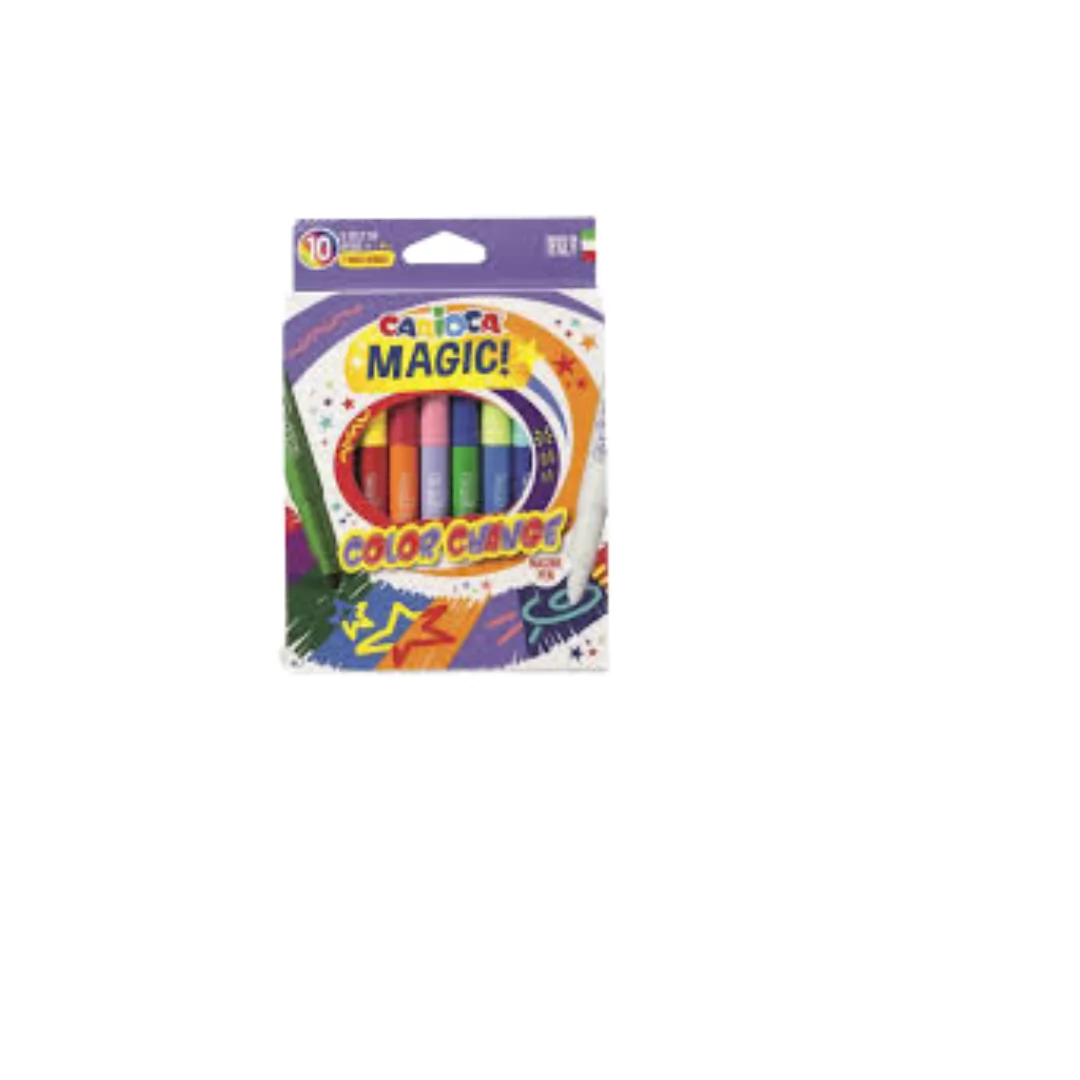 CANETA HIDROGRAFICA  MARKER 10 CORES- CARIOCA MAGIC