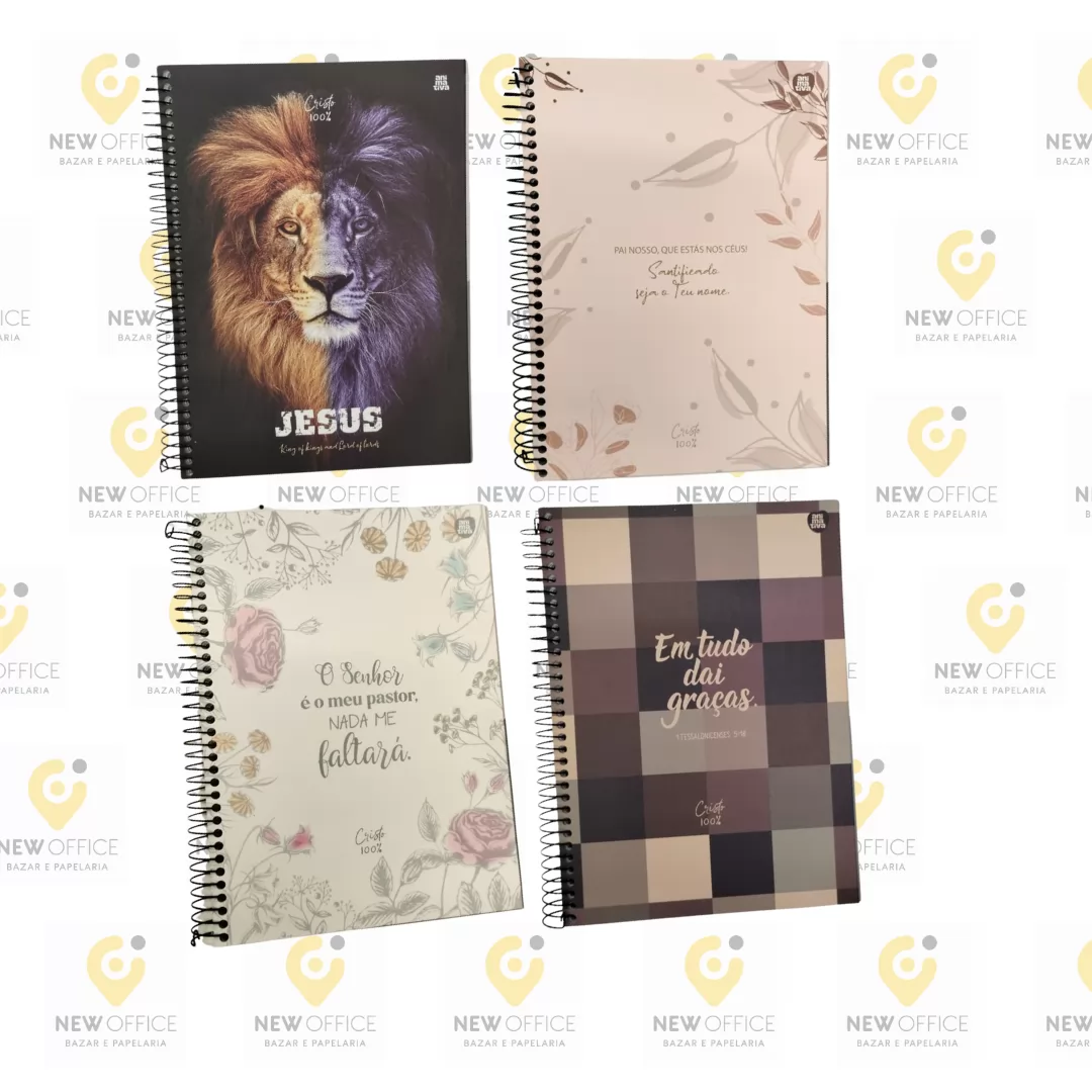 CADERNO UNIVERSITÁRIO 10M  160F  CRISTO- SÃO DOMINGO