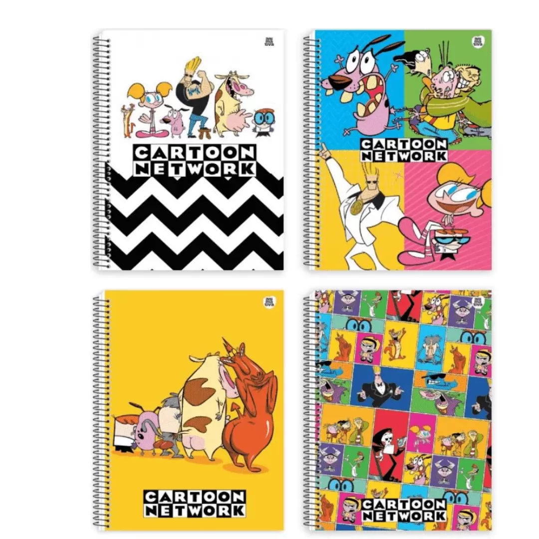 CADERNO UNIVERSITÁRIO 1M  80F CARTOON- SÃO DOMINGO