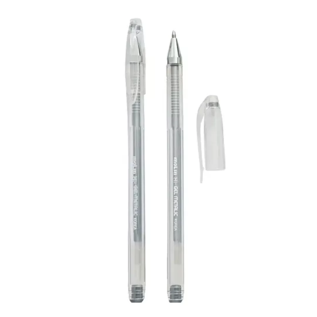 CANETA GEL METALIC  PRATA- MOLIN