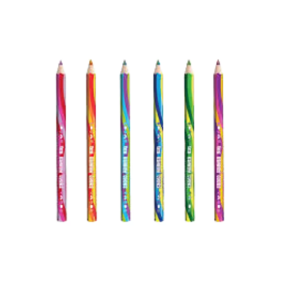 LAPIS COR RAINBOW COLORS-  TRIS