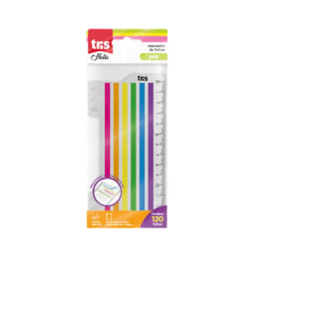 MARCADOR LINHAS HOLIC POP REGUA 6X20F- TRIS
