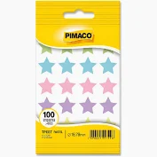 PACOTE  ESTRELA MULTICOLORPASTEL 18,79 5 FLS-  PIMACO