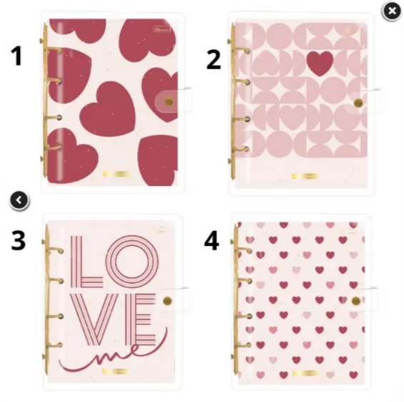 CADERNO COLEGIAL  ARGOLADO CRIATIVO C PLASTICO 80FLS ITS LOVE-CADERSIL