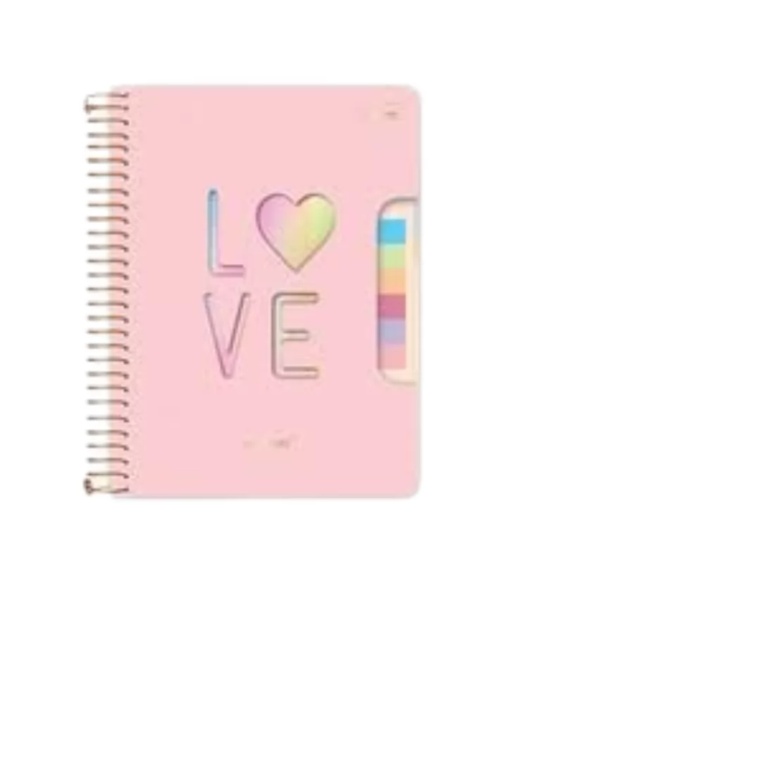 CADERNO COLEGIAL CRIATIVO C/BL AUTOCO POSITIVITY-CADERSIL
