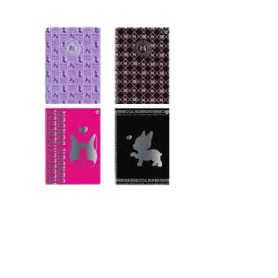 CADERNO UNIVERSITÁRI0 1M 80F  REBECCA BOMBOM ANIMATIVA- SÃO DOMINGOS