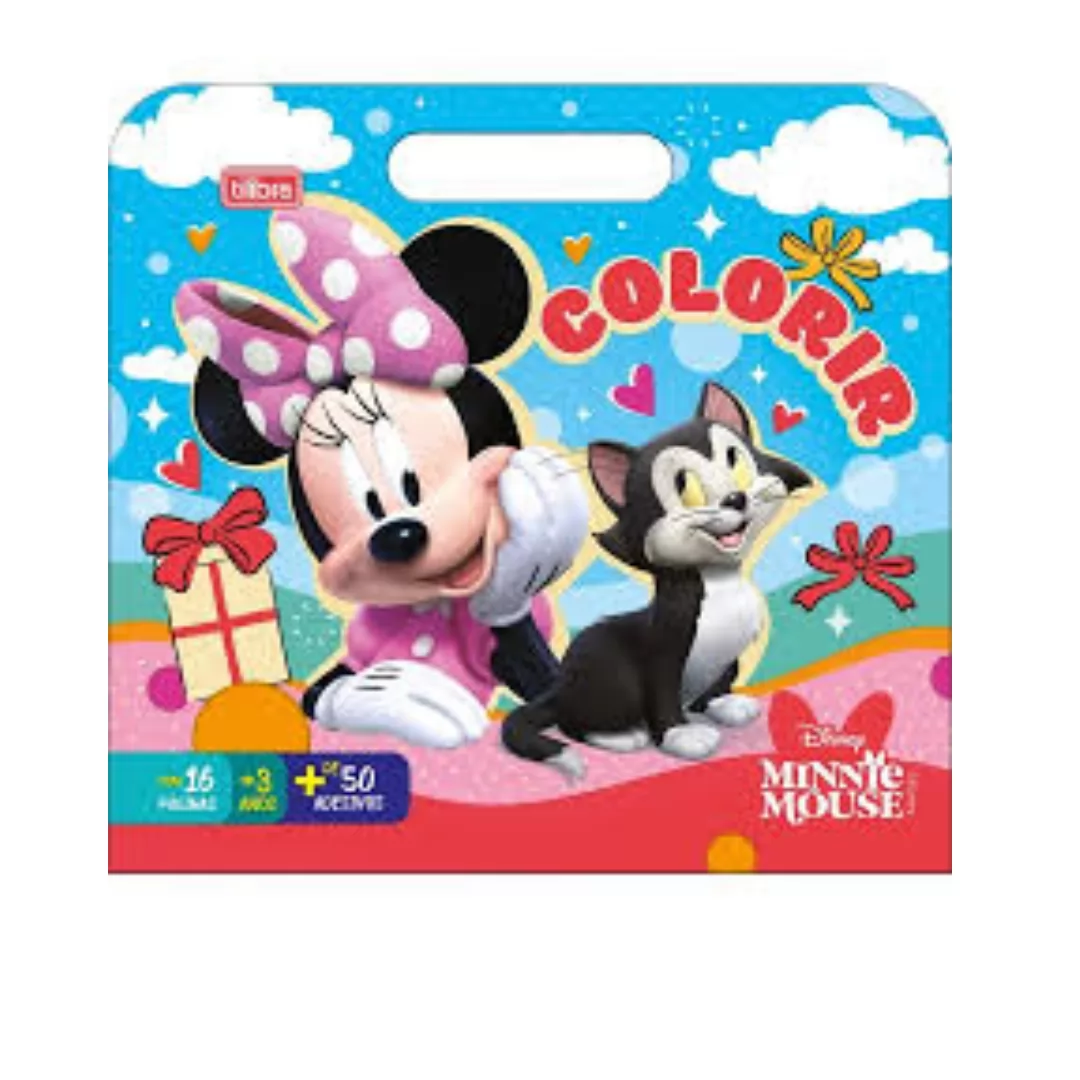 ALBUM COLORIR MALETA MINNIE-TILIBRA