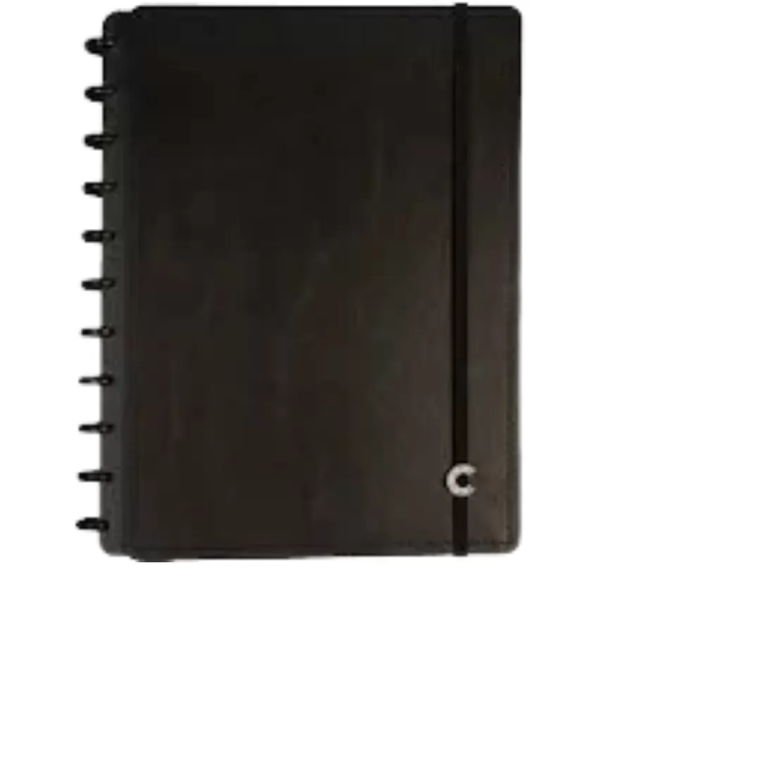 CADERNO INTELIGENTE BLACK A5 80 FOLHAS- CADERNO INTELIGENTE