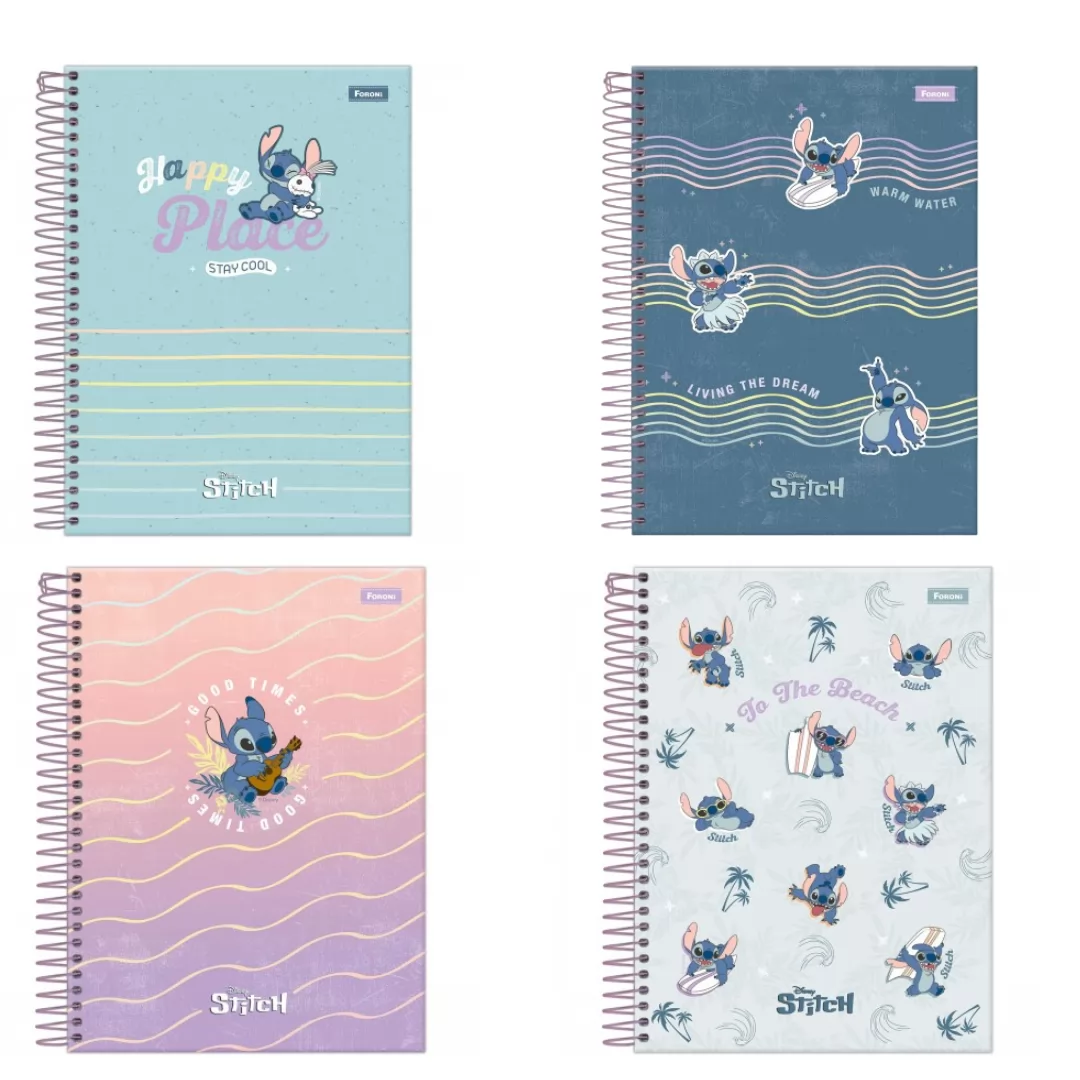 CADERNO COLLEGE 80F STITCH - FORONI