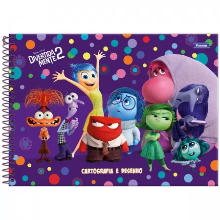 CADERNO CARTOGRAF. 80F. DIVERTIDAMENTE- FORONI