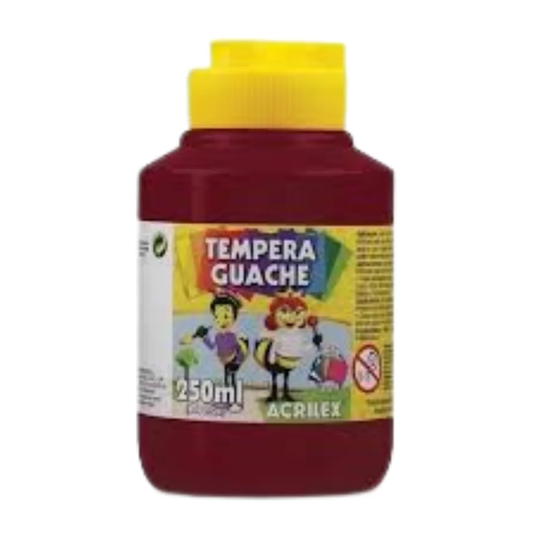 TEMPERA GUACHE 250ML VINHO - ACRILEX