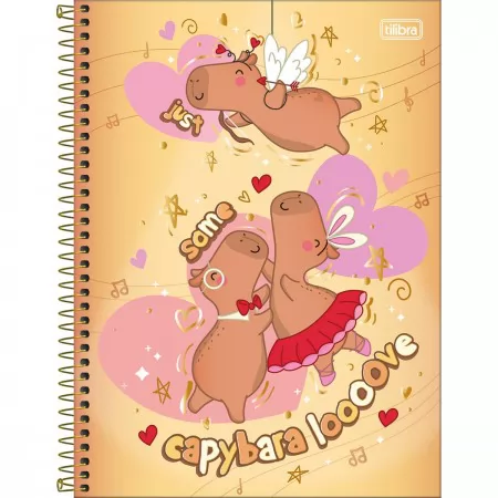 CADERNO UNIVERSITÁRIO CAPYCLUB 1M 80F- TILIBRA