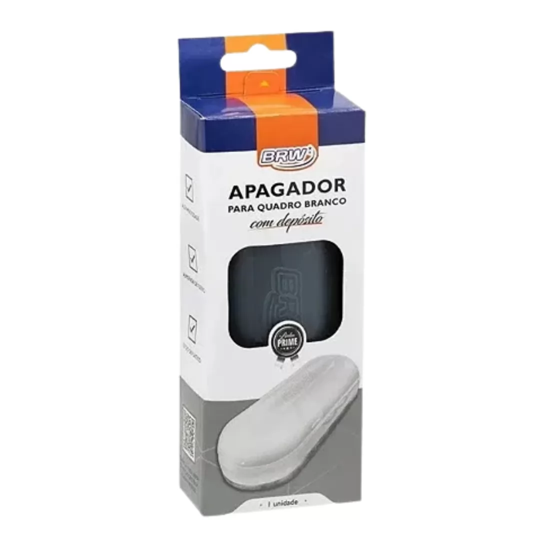 APAGADOR C/ DEPÓSITO P/ QUADRO BRANCO- BRW