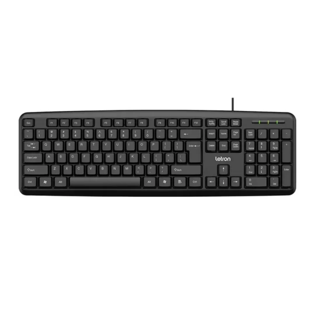 TECLADO USB PADRAO DAY BY DAY PRETO 1801 R8