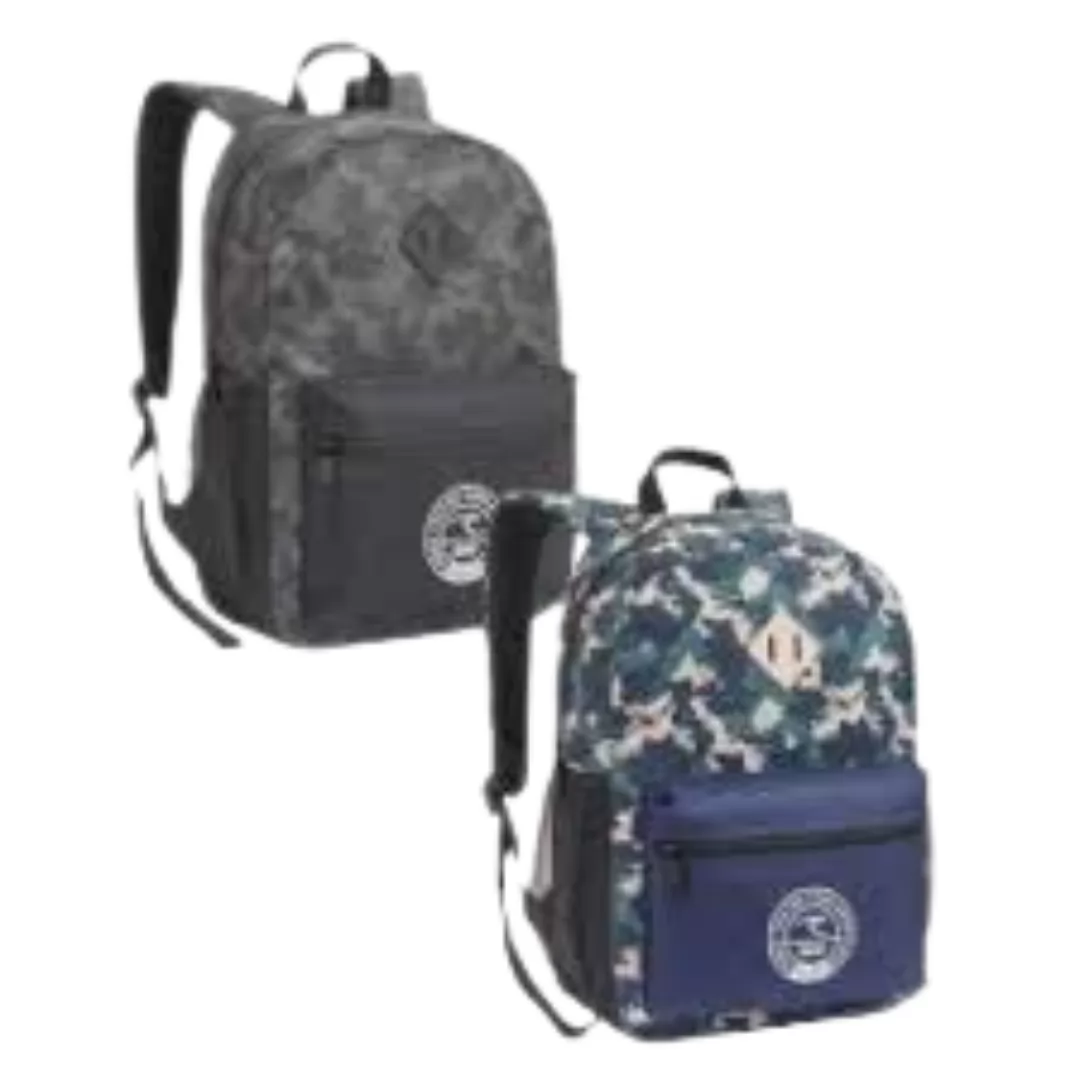 MOCHILA MASCULINA CAMUFLADA -SEANITE