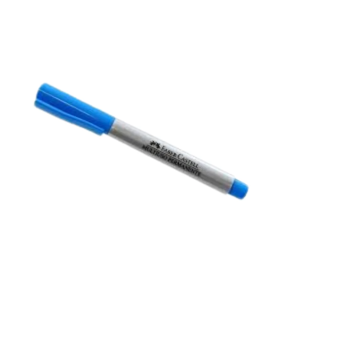 MARCADOR PERMANENTE - AZUL METAL- FABER-CASTELL