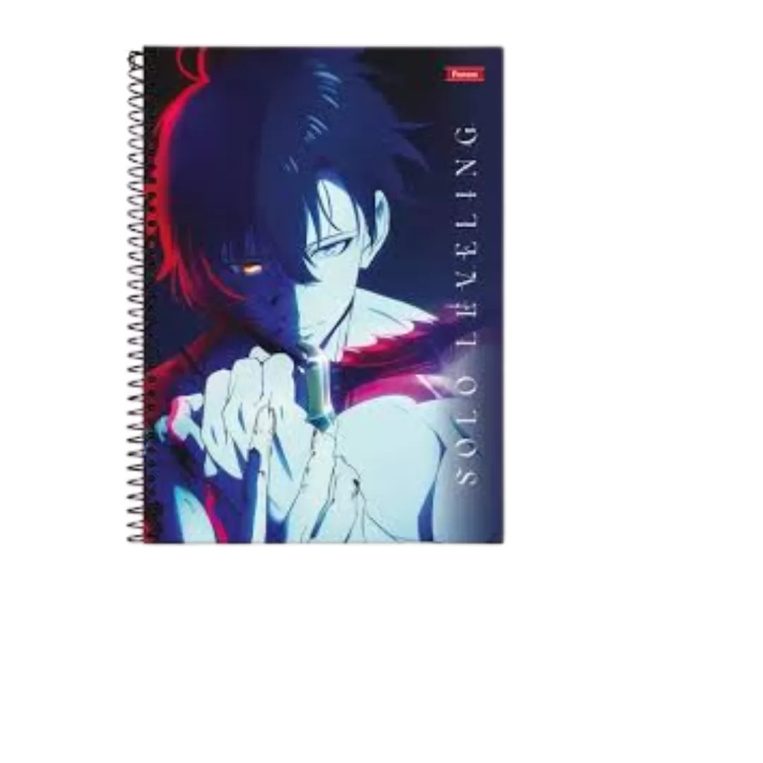 CADERNO UNIVERSITÁRIO SOLO LEVELING 80 FOLHAS- FORONI